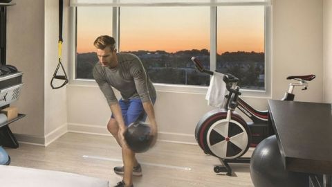 La chambre Five to Fitness des hôtels Hilton
