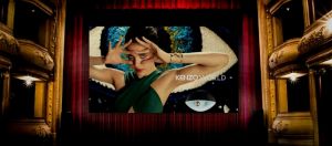 publicité au théâtre