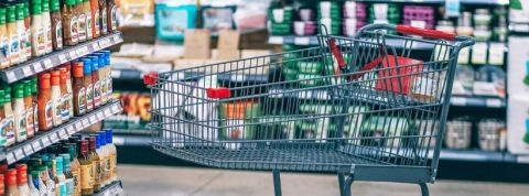 chariot de supermarché