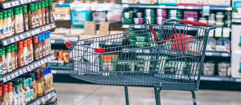 shopping cart chariot de supermarché