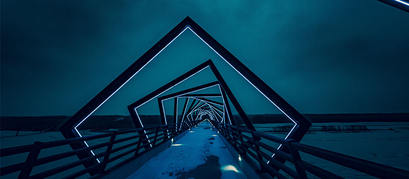 adn revue FREEK FERMEULEN jeu de perspective pont