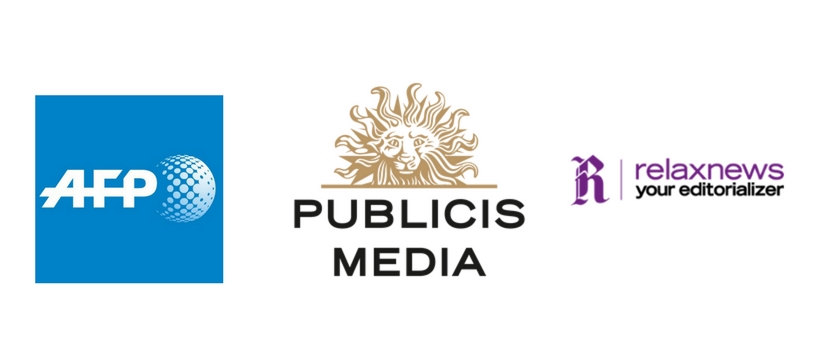 afp-relax-publicis logo afp, publicis media et relaxnews