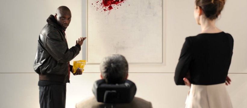 Intouchables Un extrait du film Intouchables, où Omar Sy présente son oeuvre d'art