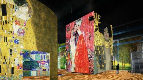 atelier des lumières Klimt