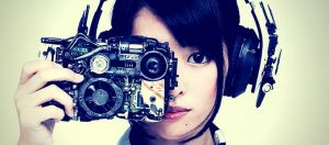 Un masque en mode cyborg punk