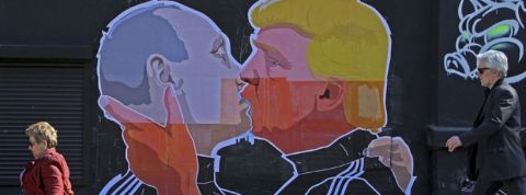 poutine-trump fresque Poutine Trump