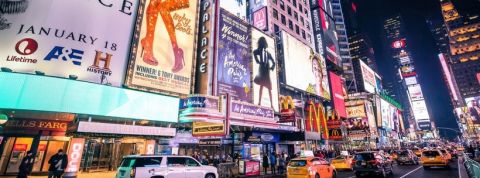 TimesSquare Times Square la nuit