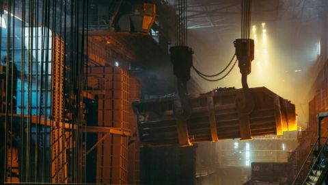 Un robot dans une usine