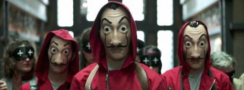 casadepapel un extrait de la série Netflix, Casa de Papel