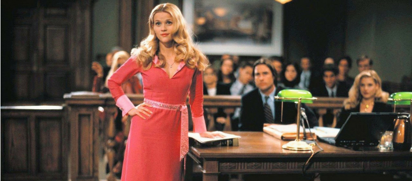 legally-blonde Elle Woods dans la revanche d'une blonde