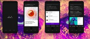 Des captures d'écran de l'application Marcel, l'intelligence artificielle de Publicis