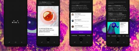 Marcel Des captures d'écran de l'application Marcel, l'intelligence artificielle de Publicis