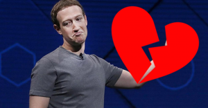 Mark Zuckerberg coeur brisé