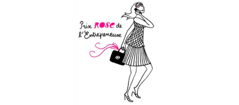 rose-association dessin du prix rose de l'entrepreneuse