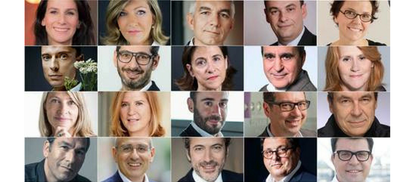 televisionnaires intervenants de l'événement télévisionaires