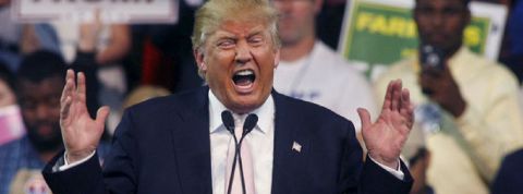 trump donald trump à un meeting