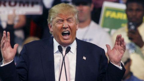 donald trump à un meeting