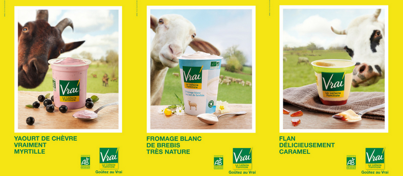 vrai affiches de la campagne Vrai