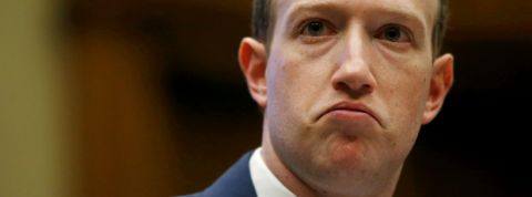 Zuckerberg Parlement européen Mark Zuckerberg grimace