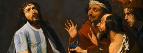 aureoles tableau classique détourné