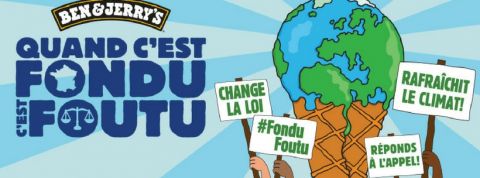 BJ La campagne Ben&Jerry's en faveur du climat : quand c'est fondu, c'est foutu