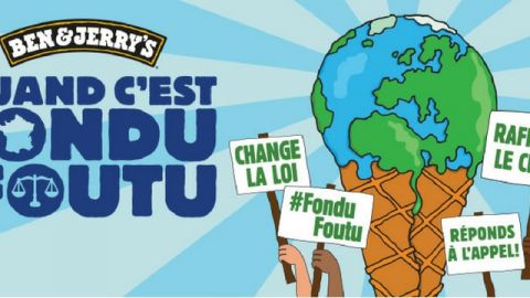 BJ La campagne Ben&Jerry's en faveur du climat : quand c'est fondu, c'est foutu