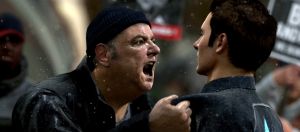 image jeu vidéo d'une homme qui crie