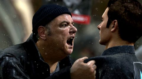 image jeu vidéo d'une homme qui crie