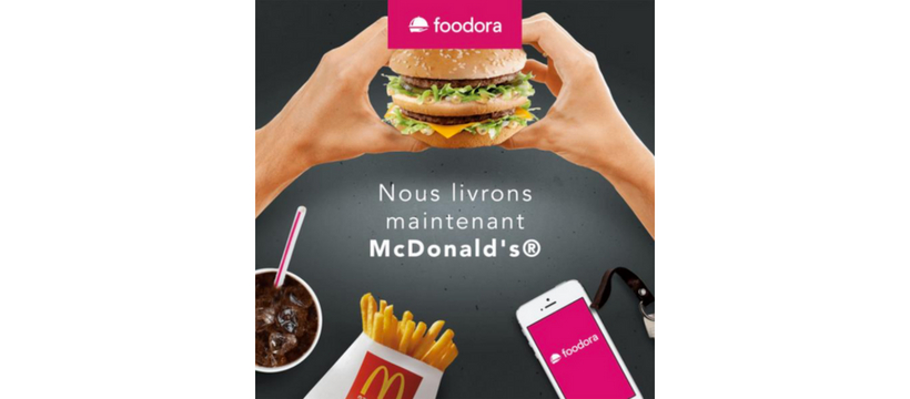 foodora-mcdo foodora et macdonald's