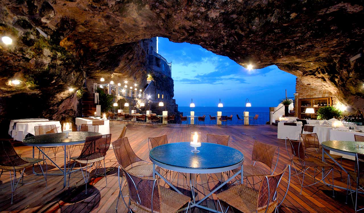 Le restaurant Grotta Palazzese