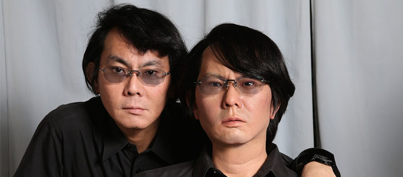 hiroshi bonheur ia robot Hiroshi Ishiguro avec son robot