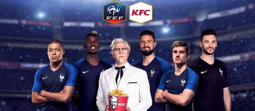 kfc kfc et l'équipe de france