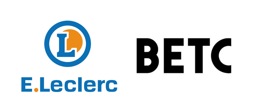 betc-leclerc logos betc et leclerc