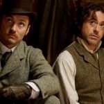 Jude Law et Robert Downey Junior dans le film Sherlock Holmes