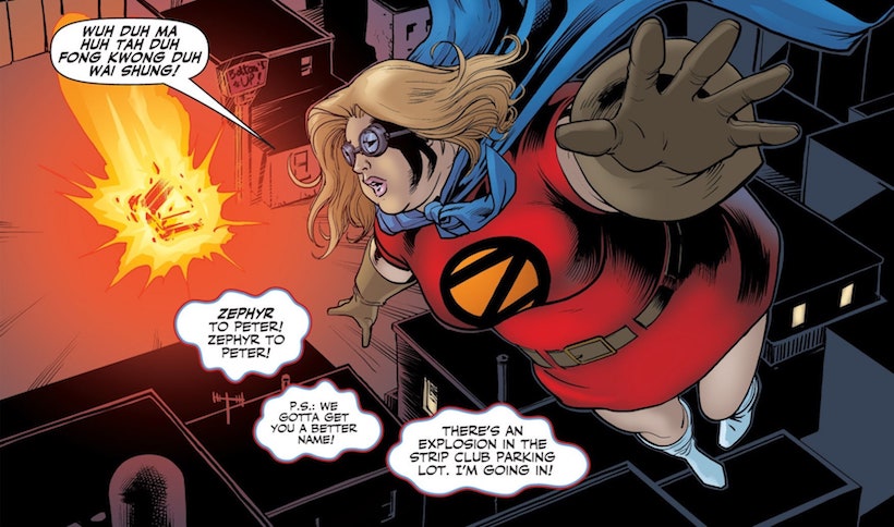 La super-héroïne Faith Herbert