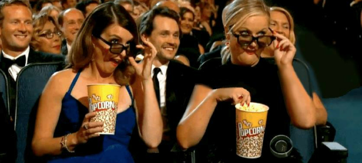 Vous devriez manger votre popcorn avec des baguettes Tina Fey et Amy Poehler