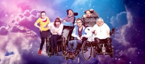 pub avec des personnes handicapées