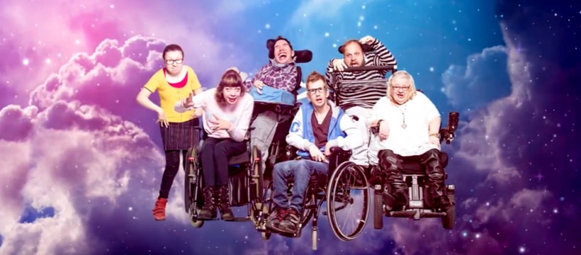 handicapes-pub pub avec des personnes handicapées