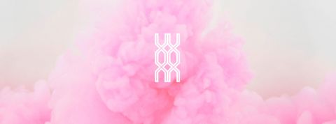 offre emploi adn nuage de fumée rose