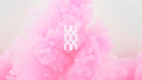 nuage de fumée rose