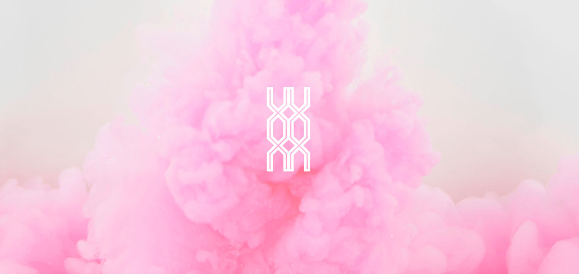 offre emploi adn nuage de fumée rose