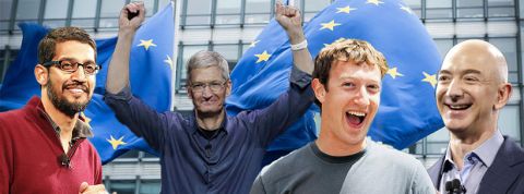 parlement gafa Les patrons des GAFAS Europe