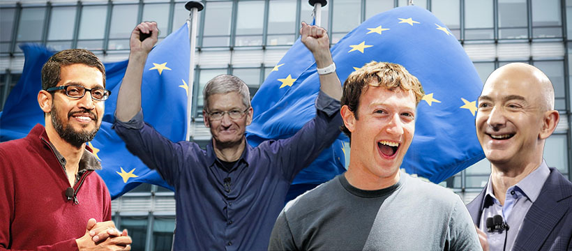 parlement gafa Les patrons des GAFAS Europe
