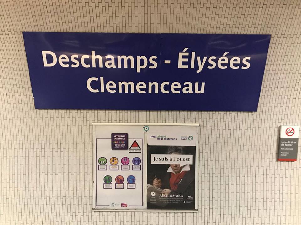 reschamps élysées clémenceau ratp