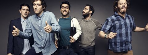 siliconvalley Les personnages de Silicon Valley, en train de sauter de joie