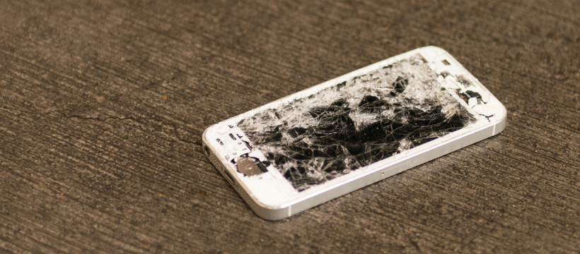 smartphone smartphone cassé