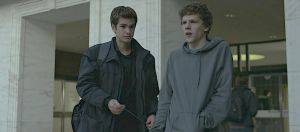 Un extrait du film The social Network dans lequel on voit Jesse Eisenberg aux côtés d'Andrew Garfield