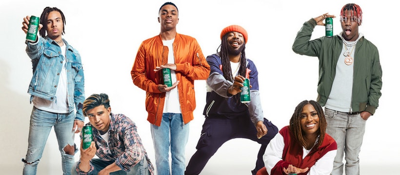 spirte pub sprite rappeurs