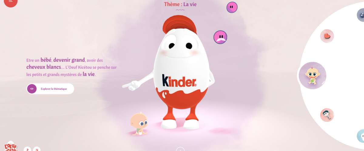 Kinder répond aux questions des enfants L'oeufkicetou de Kinder