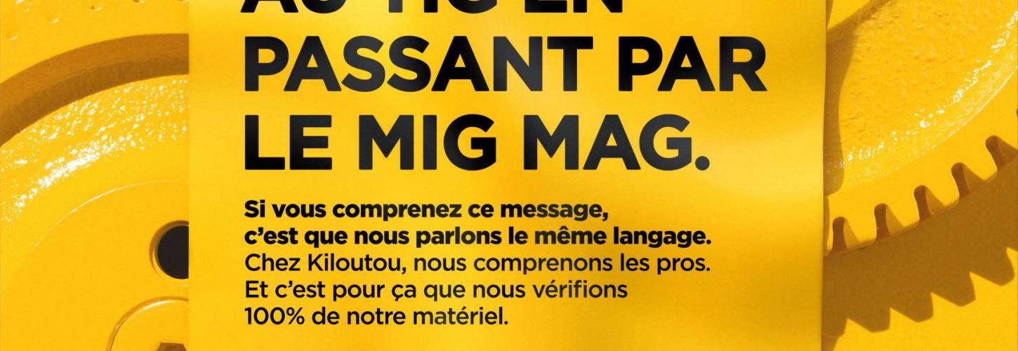 Kiloutou et Rosapark lancent une campagne que personne ne comprend Affiche pub kiloutou